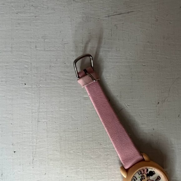 Vintage Disney Minnie Mouse Baby Pink Lorus Wrist Watch 80s 90s - Picture 4 of 7